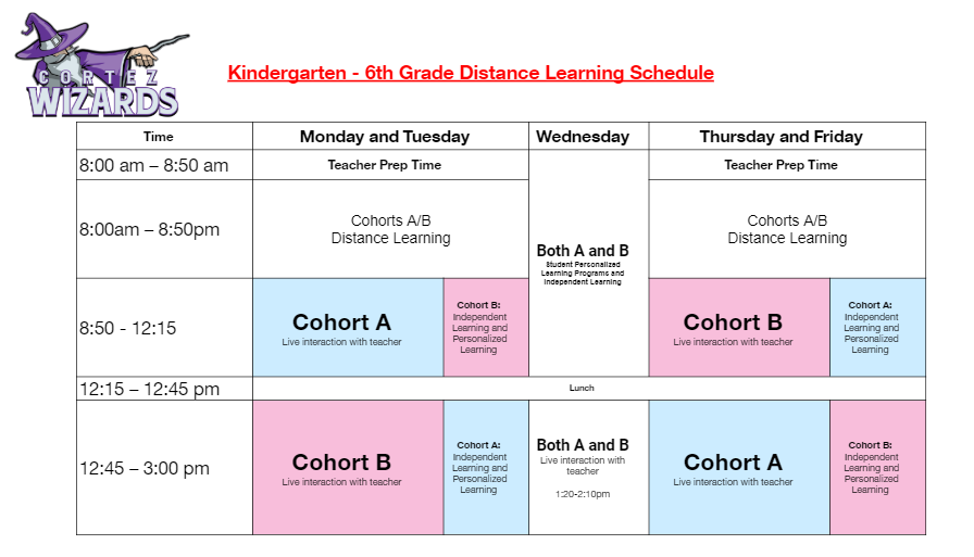 K6 Schedule