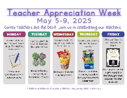 Teacher Appreciation Week Flyer